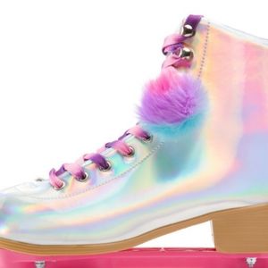 COSMIC HOT SUMMER SALE SK8TE BOOTS in Archie Iridescent Rainbow
